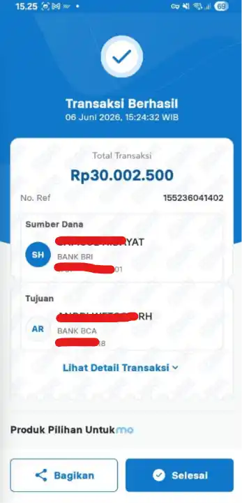 Bukti Transfer