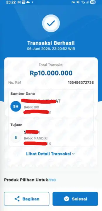 Bukti Transfer