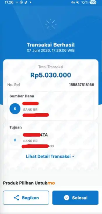 Bukti Transfer