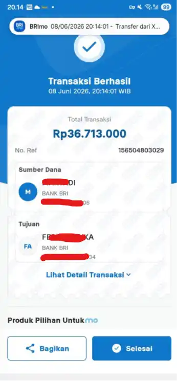 Bukti Transfer