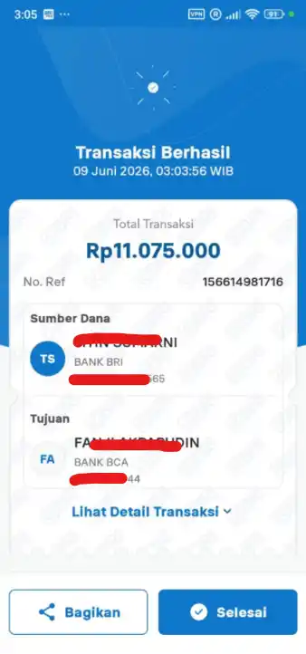 Bukti Transfer