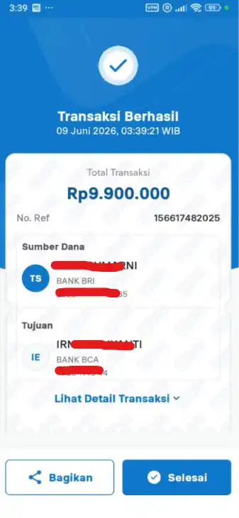Bukti Transfer