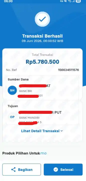Bukti Transfer