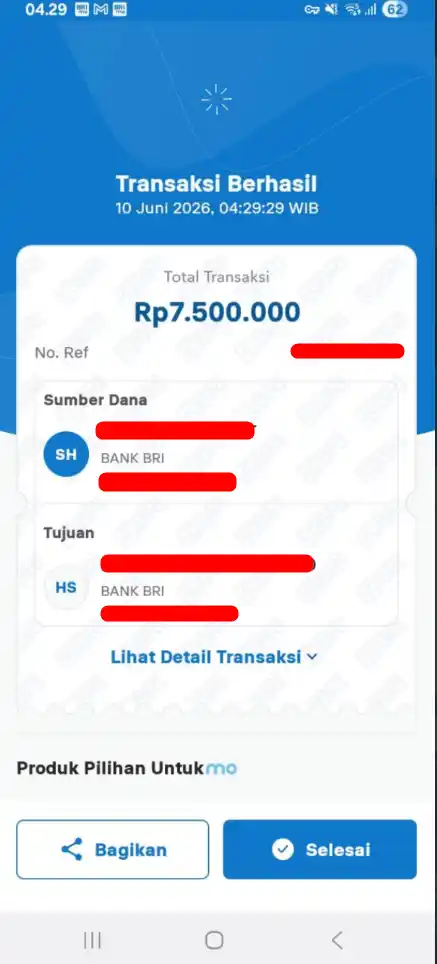 Bukti Transfer