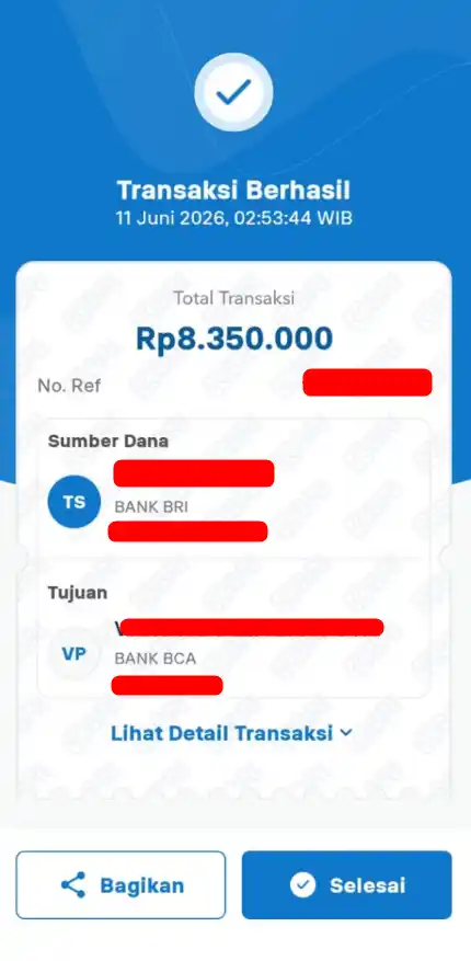 Bukti Transfer