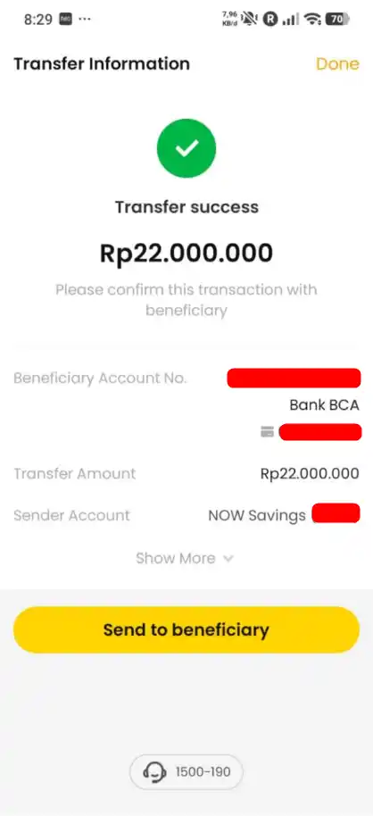 Bukti Transfer