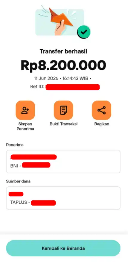 Bukti Transfer