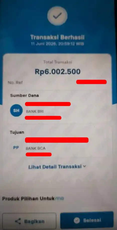 Bukti Transfer