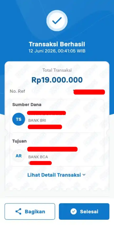 Bukti Transfer