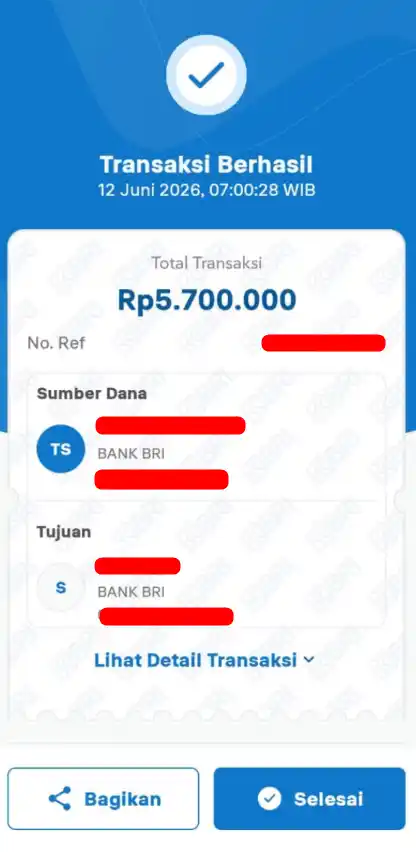 Bukti Transfer