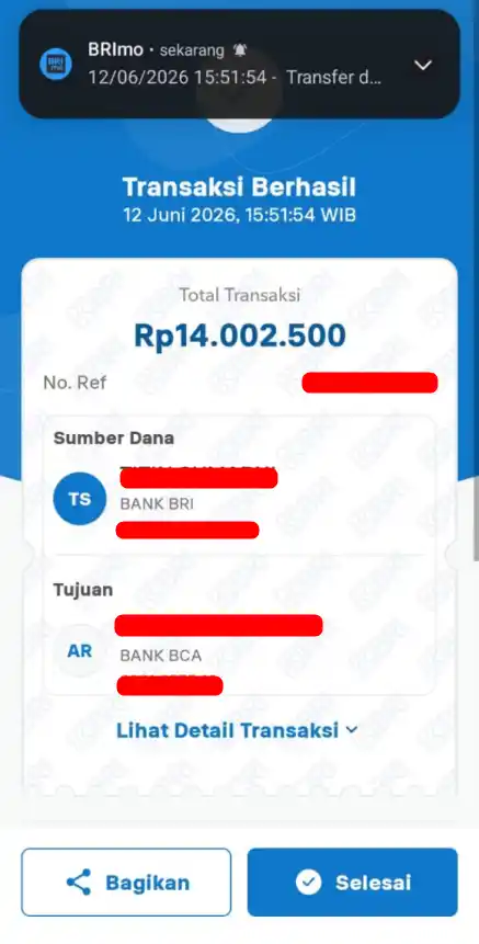 Bukti Transfer