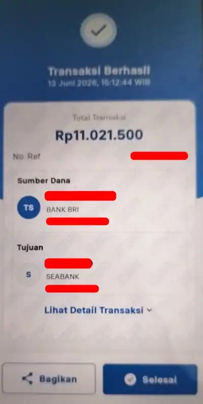 Bukti Transfer