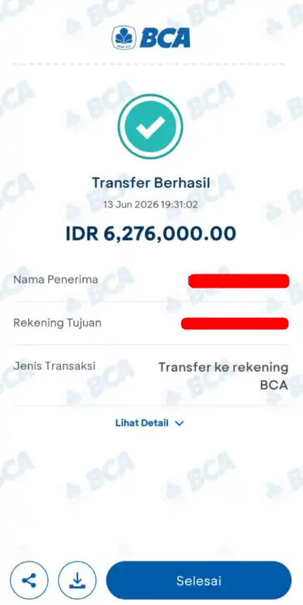 Bukti Transfer