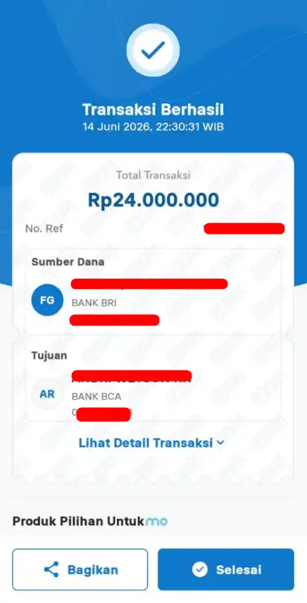 Bukti Transfer