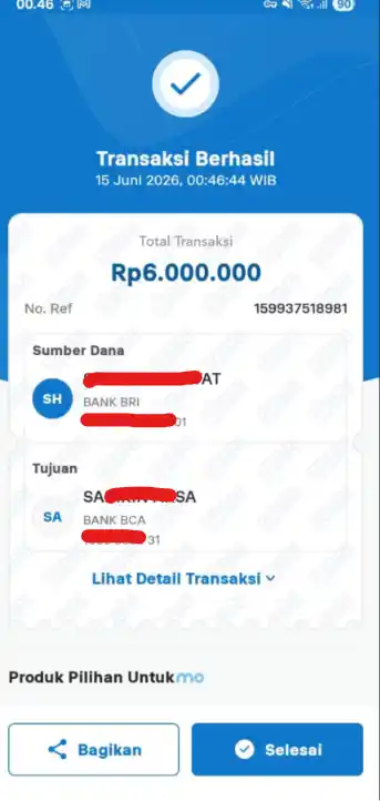 Bukti Transfer