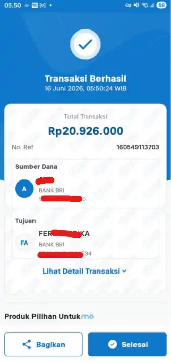 Bukti Transfer