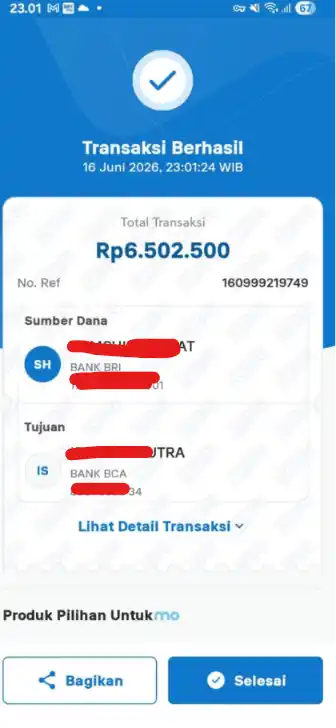 Bukti Transfer
