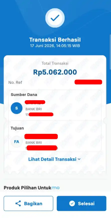 Bukti Transfer