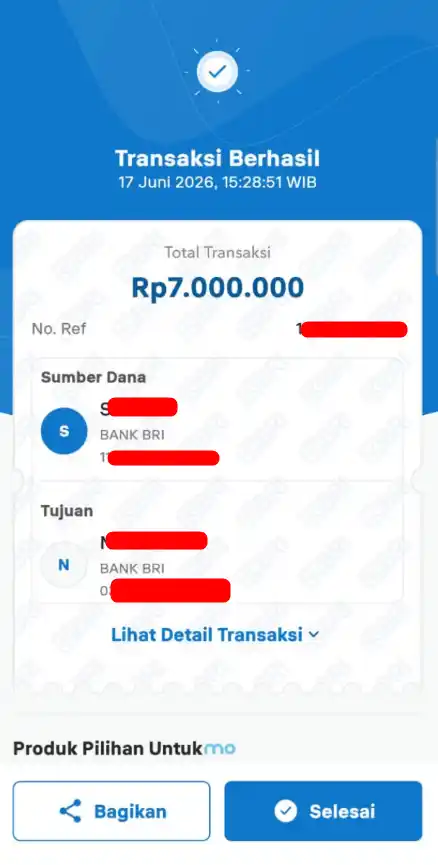 Bukti Transfer