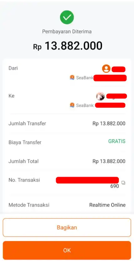 Bukti Transfer