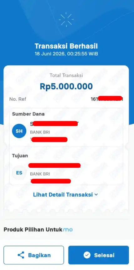 Bukti Transfer