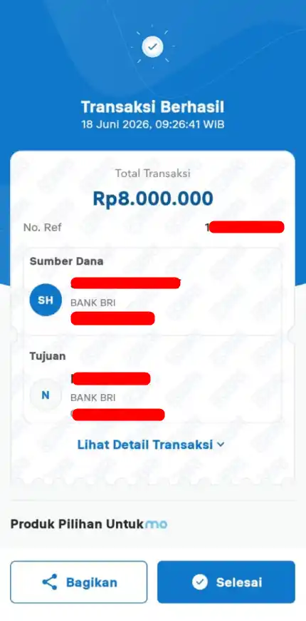 Bukti Transfer