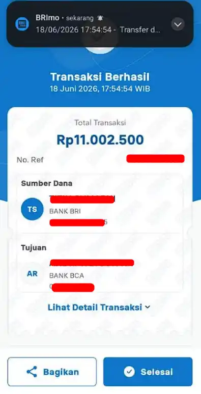 Bukti Transfer