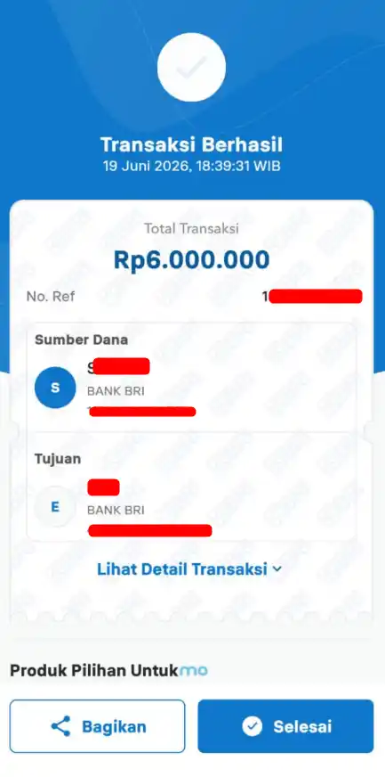 Bukti Transfer