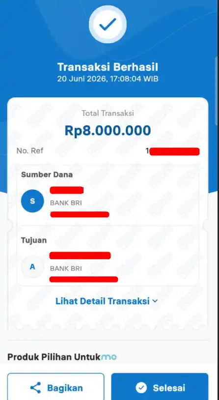 Bukti Transfer