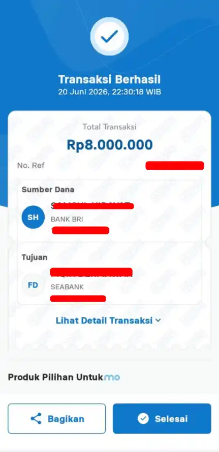 Bukti Transfer