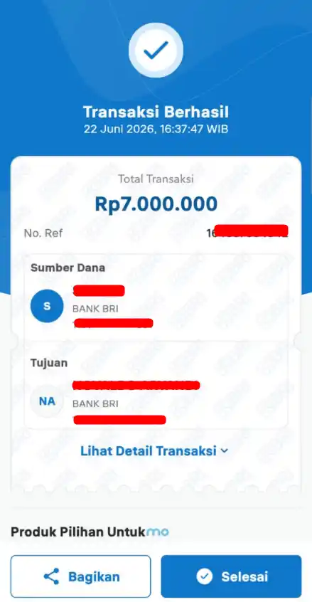 Bukti Transfer