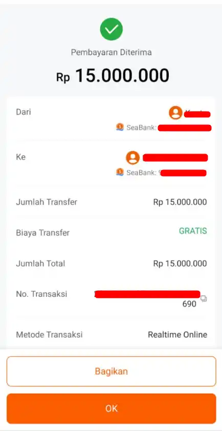 Bukti Transfer