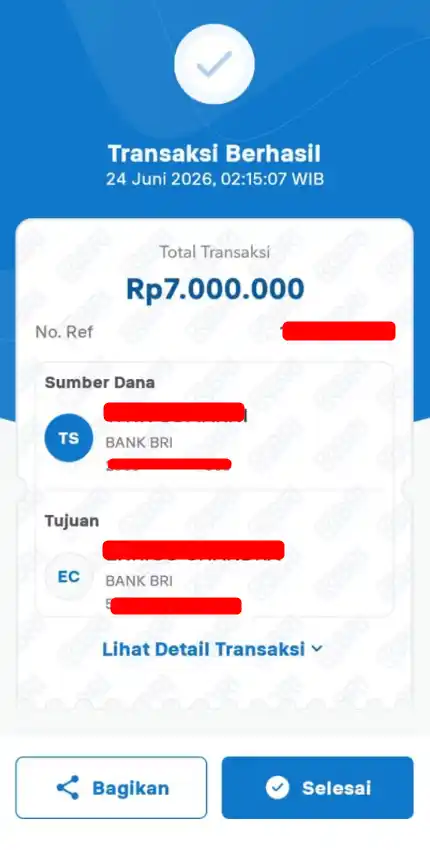 Bukti Transfer