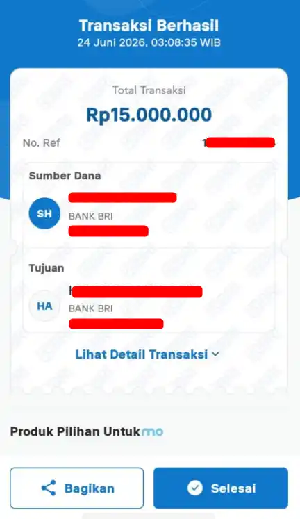 Bukti Transfer