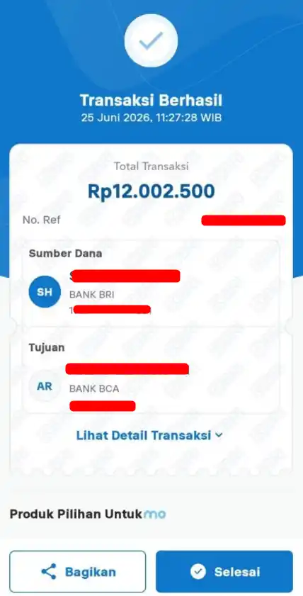 Bukti Transfer