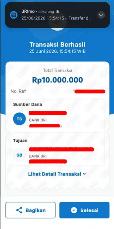 Bukti Transfer