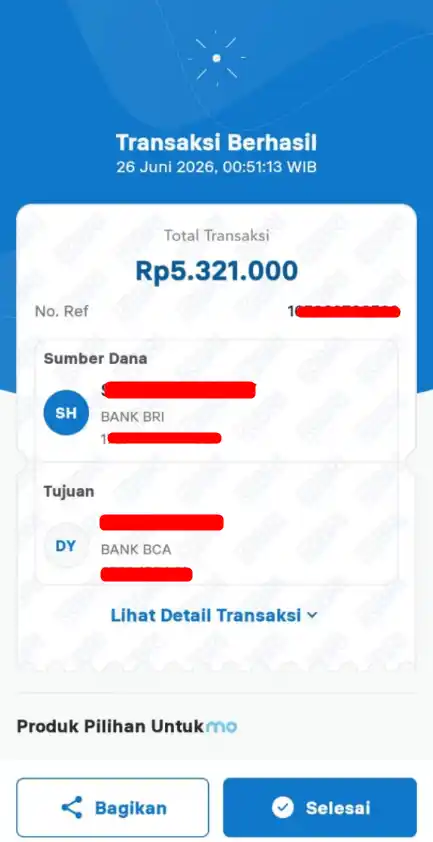 Bukti Transfer