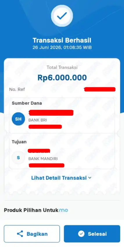 Bukti Transfer