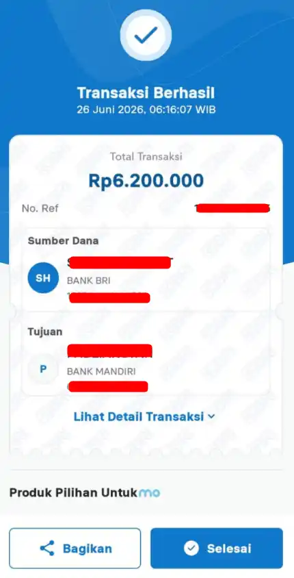 Bukti Transfer