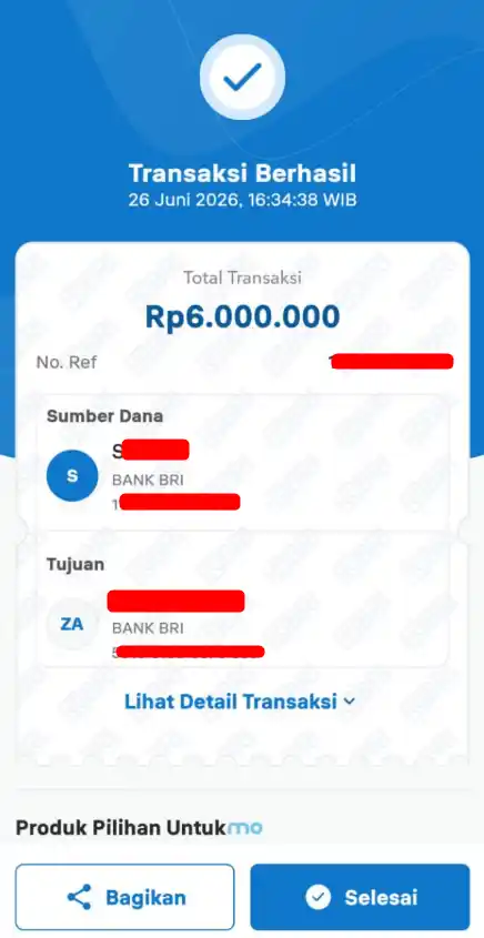 Bukti Transfer
