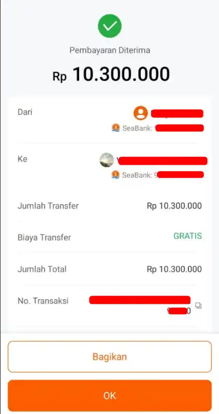 Bukti Transfer