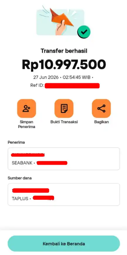 Bukti Transfer