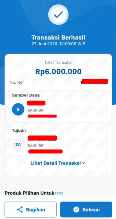 Bukti Transfer