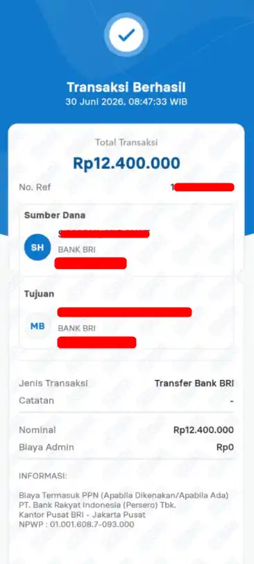 Bukti Transfer