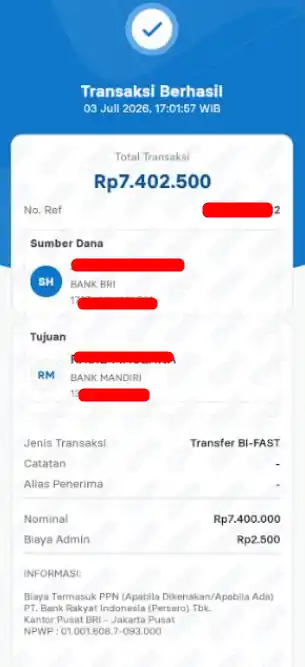 Bukti Transfer