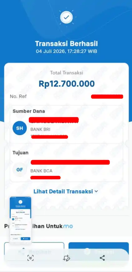 Bukti Transfer