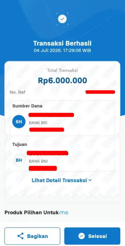 Bukti Transfer