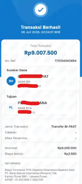 Bukti Transfer