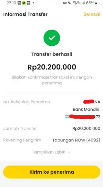 Bukti Transfer