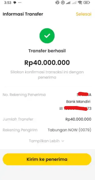Bukti Transfer